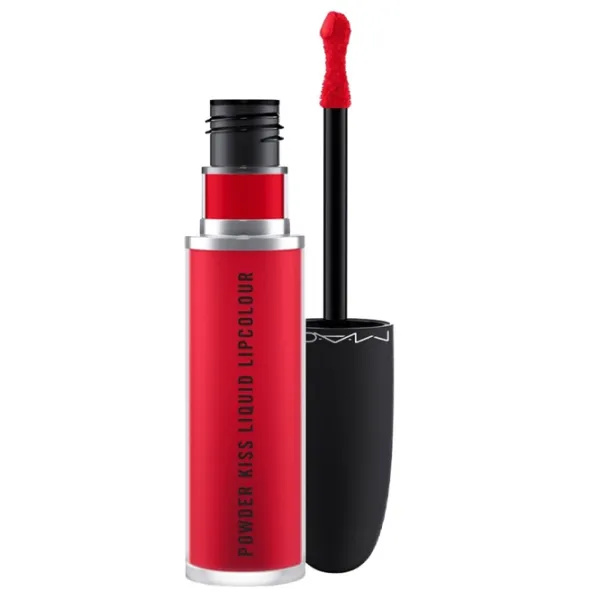 Ruj de buze Mac Powder Kiss Liquid Lipcolor Stick cu aplicator/ Red photo 1