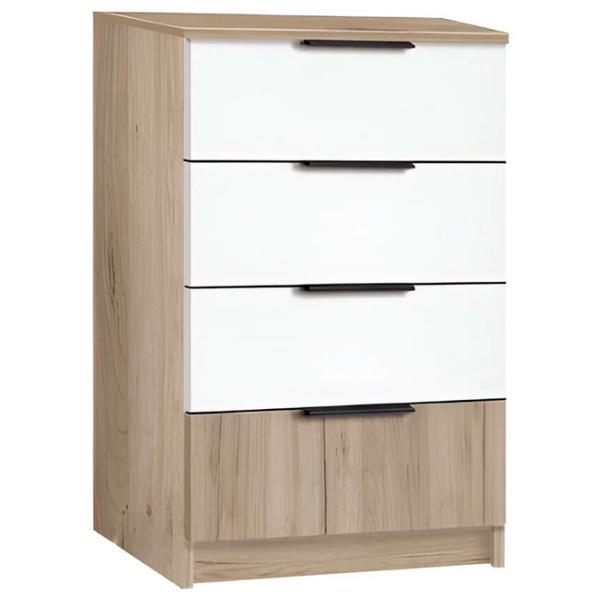Комод Modern Komfort 4S 88 x 60 x 38см/ ДСП/ Белый photo 1