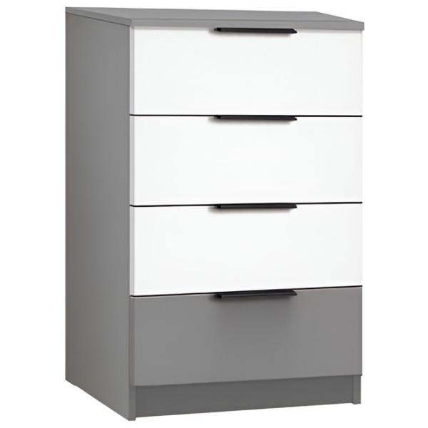 Comodă Modern Komfort 4S 88 x 60 x 38/ PAL/ Alb photo 1