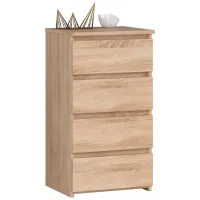 Comodă Akord CL4 74 x 40 x 35/ LPAL/ Stejar Sonoma