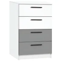 Комод Modern Andi 4S 88 x 60 x 38см/ ДСП/ Серый