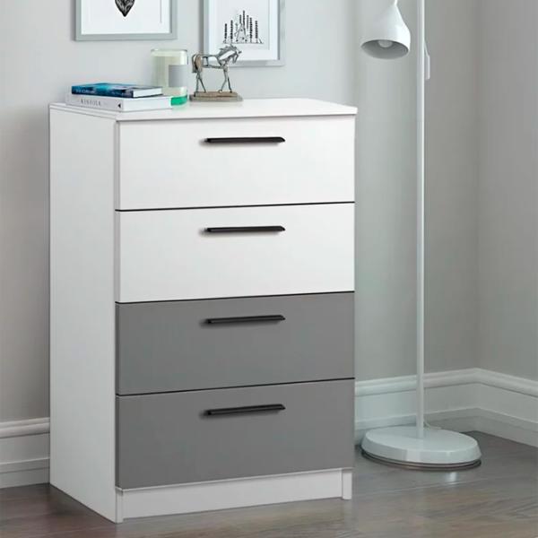 Комод Modern Andi 4S 88 x 60 x 38см/ ДСП/ Серый photo 3