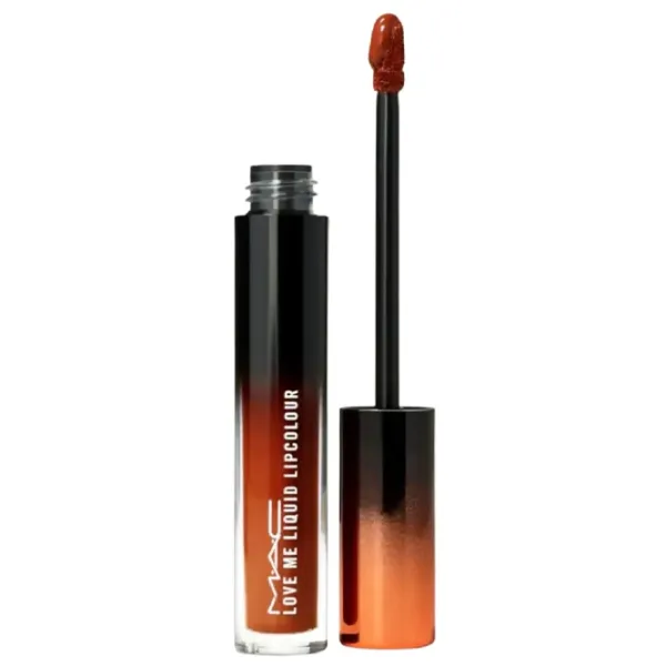 Губная помада Mac Love Me Liquid Lipcolour Стик с апликатором/ Amber Orange photo 1