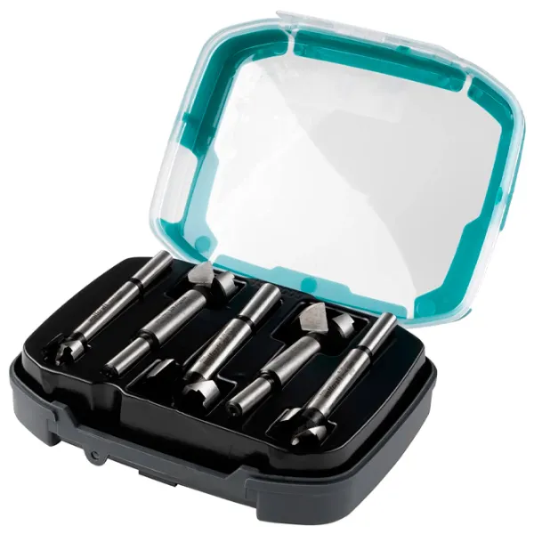 Set de burghie Wolfcraft 1002000 Oțel photo 1