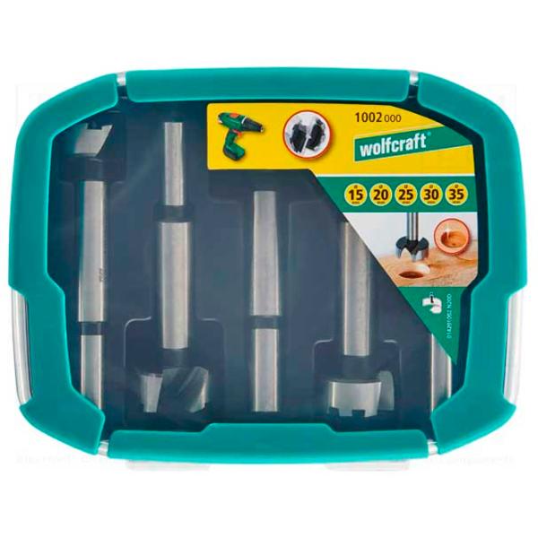 Set de burghie Wolfcraft 1002000 Oțel photo 4