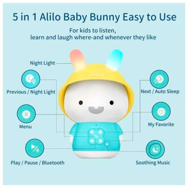 Интерактивная игрушка Alilo Animals G9S+ 0+/ White photo 5