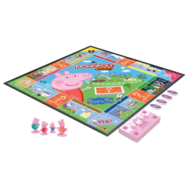 Настольная игра Mattel Junior Peppa Pig 5+/ Развитие photo 1 Настольная игра Mattel Junior Peppa Pig 5+/ Развитие photo 1