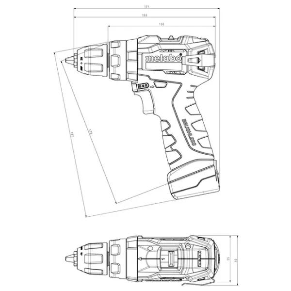 Дрель-шуруповерт Metabo SB BL 2x2.0 1650 об/ мин photo 6