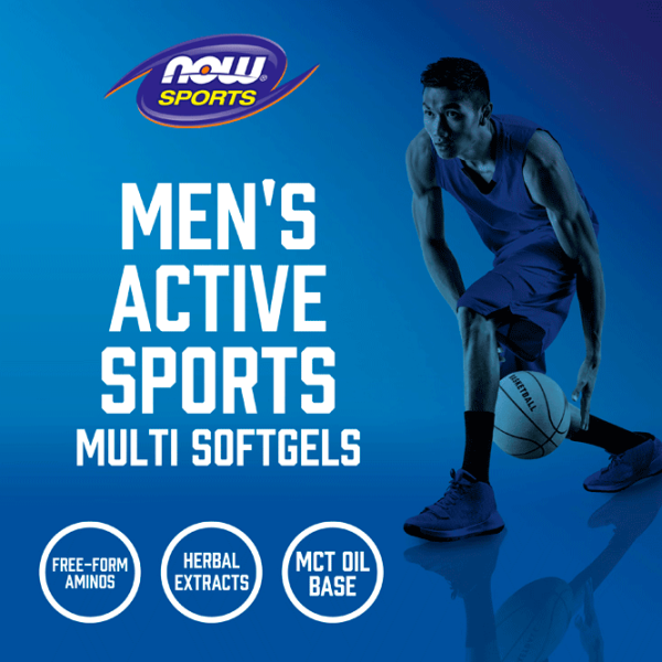 Vitamine și minerale Now Foods MEN'S ACTIVE SPORTS MULTI 180 SGELS (733739038913) 180 capsule photo 5 Vitamine și minerale Now Foods MEN'S ACTIVE SPORTS MULTI 180 SGELS (733739038913) 180 capsule photo 5