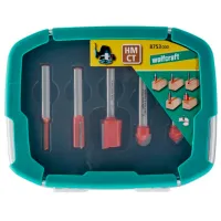 Set de freze Wolfcraft 8753000 Oțel photo 2