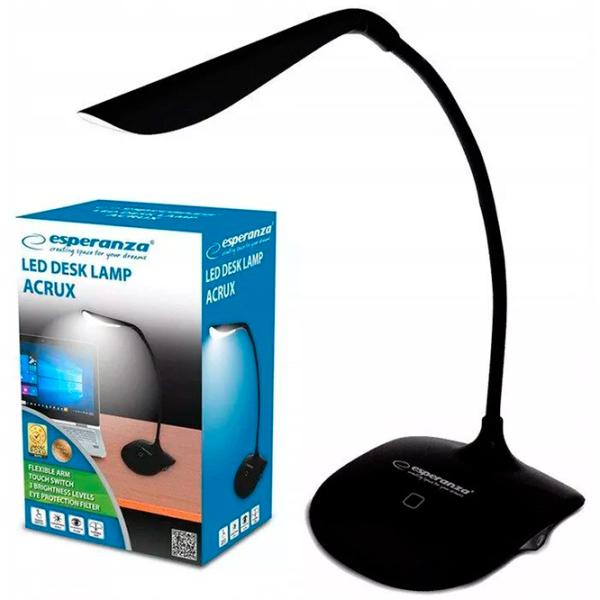 Lampă de masă Esperanza Acrux Black photo 3