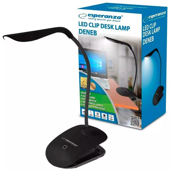 Lampă de masă Esperanza Deneb Black photo 2