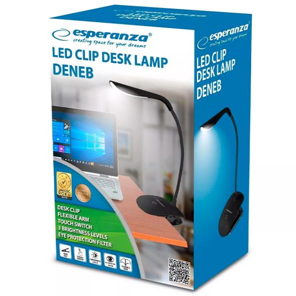 Lampă de masă Esperanza Deneb Black photo 3