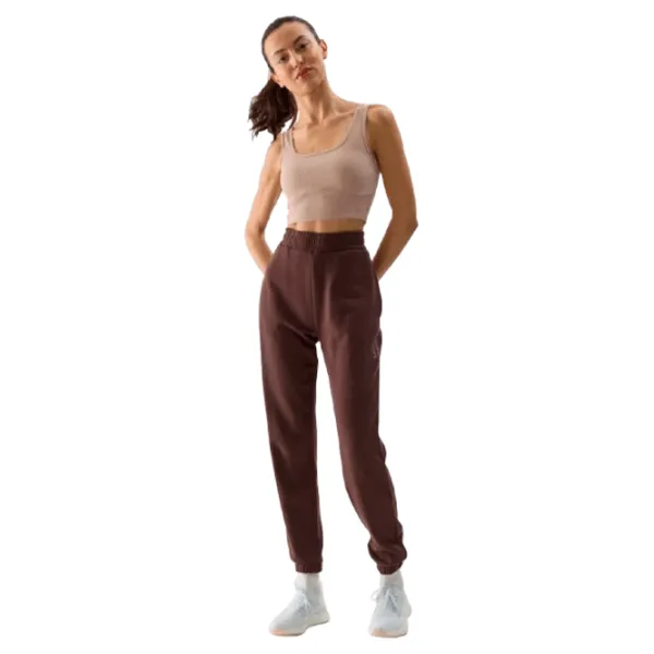Pantaloni sportivi pentru femei 4F F665 XL/ Brown photo 4