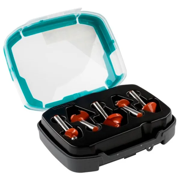 Set de freze Wolfcraft 8754000 Oțel photo 1