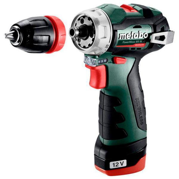 Шуруповерт Metabo BS BL 2x2.0 1500 об/ мин photo 2