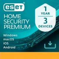 Antivirus ESET Home Security Premium For 1 year for 3 dev X86/ X64 3/ Карточка