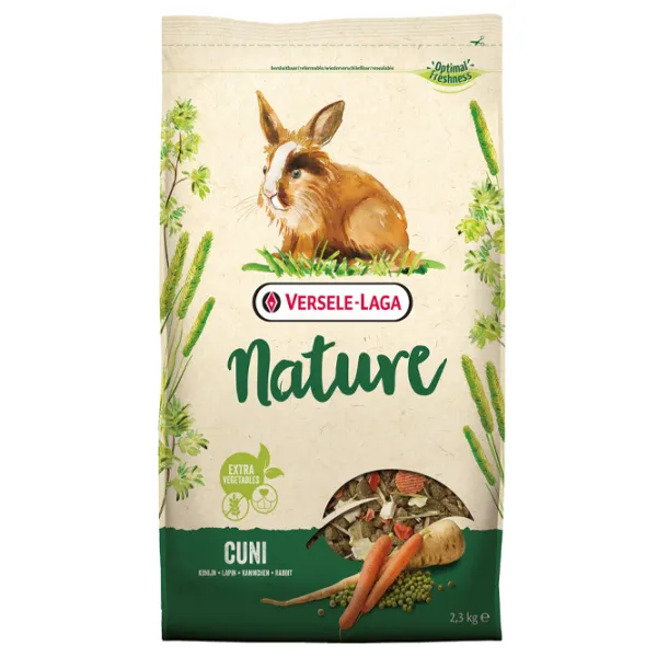 Hrană pentru iepuri Versele-Laga Nature Toate vârstele/ 2.3 kg photo 1 Hrană pentru iepuri Versele-Laga Nature Toate vârstele/ 2.3 kg photo 1