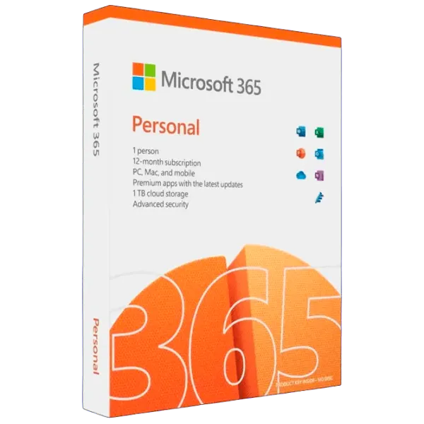 Microsoft Office Microsoft PERSONAL English SUBS 1YR CENTRAL X86/ X64 5/ Карточка photo 1