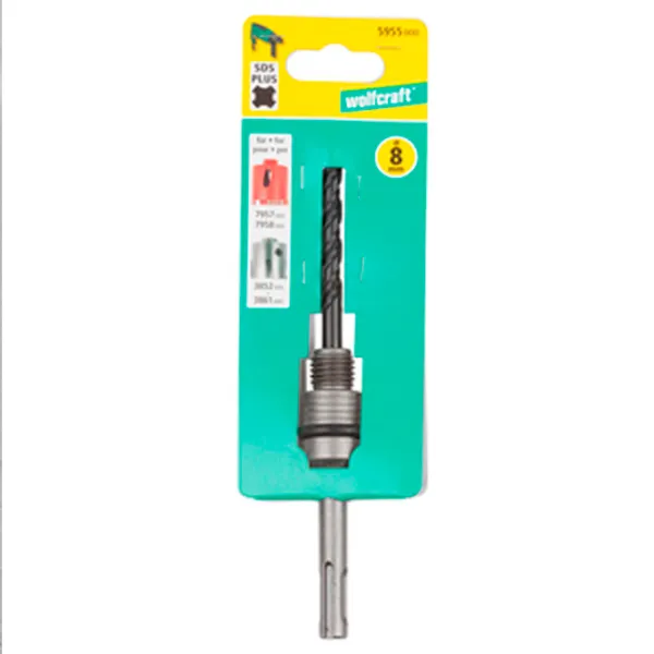 Adaptor cu burghiu Wolfcraft 5955000  SDS-plus photo 2