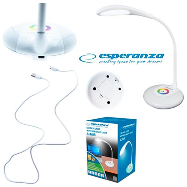 Настольная лампа Esperanza Altair White photo 5