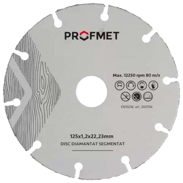 Алмазный отрезной диск Profmet 200706  photo 1 Алмазный отрезной диск Profmet 200706  photo 1