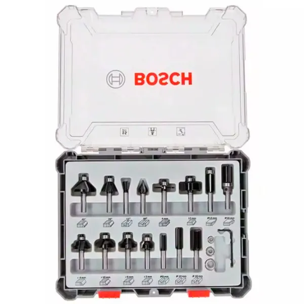 Set de freze Bosch 2607017471 Oțel photo 2