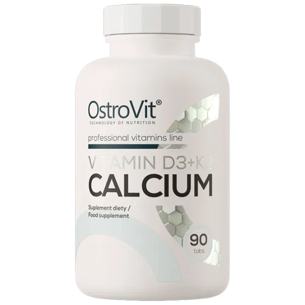 Витамины и минералы OstroVit Vitamin D3 + K2 + Calcium 90 tabs (5902232618624) 90 photo 1 Витамины и минералы OstroVit Vitamin D3 + K2 + Calcium 90 tabs (5902232618624) 90 photo 1