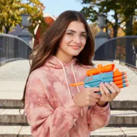 Blaster Hasbro Nerf Elite 2.0 Prospect QS 4 F4190 8+/ Săgeți/ Blue photo 4