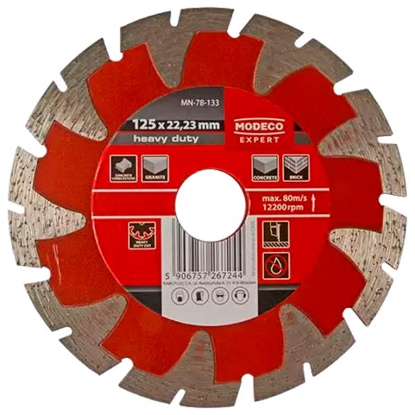 Disc diamantat segmentat Modeco 182125  photo 1