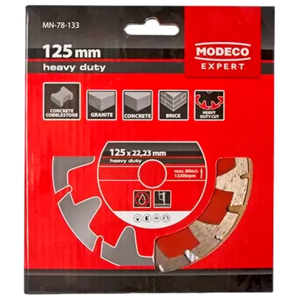 Disc diamantat segmentat Modeco 182125  photo 4