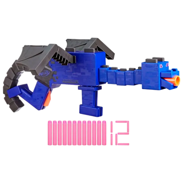 Blaster Hasbro Nerf Minecraft Ender Dragon F7912 8+/ Săgeți/ Blue photo 1 Blaster Hasbro Nerf Minecraft Ender Dragon F7912 8+/ Săgeți/ Blue photo 1