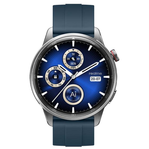 Умные часы Realme Watch S2 1.43"/ Серебристый - Синий photo 2