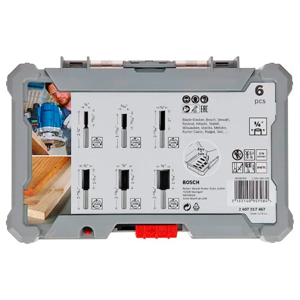 Set de freze Bosch 2607017467 Oțel photo 2