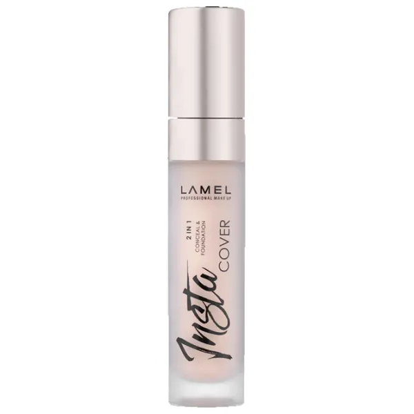 Concealer для корекции дефектов и неровностеи Lamel INSTA COVER 8 мл/ Бежевый photo 1