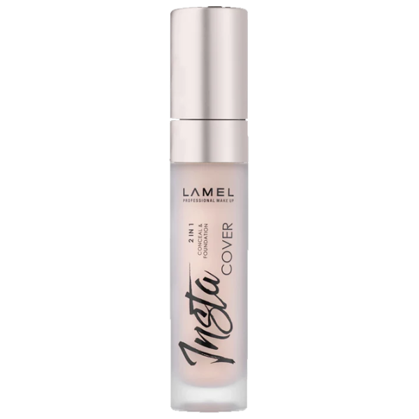 Concealer для корекции дефектов и неровностеи Lamel INSTA COVER 8 мл/ Бежевый photo 1