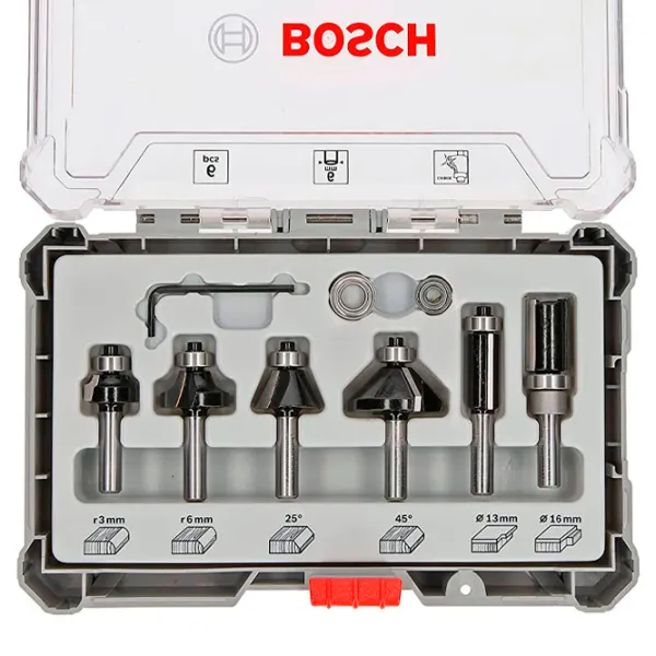 Set de freze Bosch 2607017468 Oțel photo 2