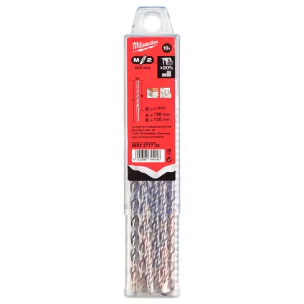 Set de burghie Milwaukee 4932371705  SDS-plus photo 1