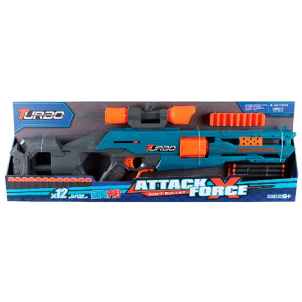Blaster Essa Toys BT340 8+/ Săgeți/ Blue photo 4 Blaster Essa Toys BT340 8+/ Săgeți/ Blue photo 4