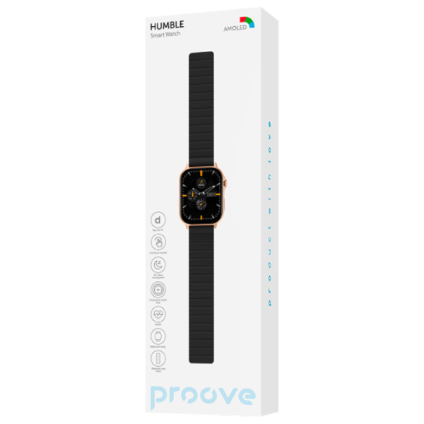 Ceas inteligent Proove Humble 2.04"/ Gold - Black/ SWHB00000013 photo 4