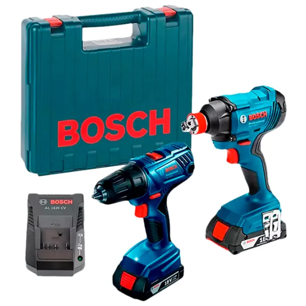 Дрель-шуруповерт Bosch GDX 180-Li + GSR 1802-Li 2800 об/ мин photo 1