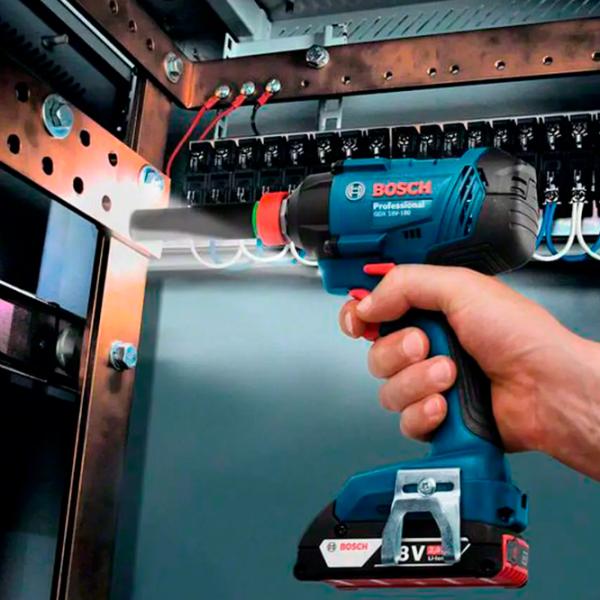 Дрель-шуруповерт Bosch GDX 180-Li + GSR 1802-Li 2800 об/ мин photo 6