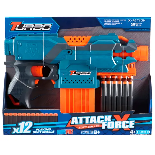 Blaster Essa Toys BT345 8+/ Săgeți/ Blue photo 3 Blaster Essa Toys BT345 8+/ Săgeți/ Blue photo 3