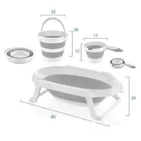 Cădiță pentru bebeluși BabyJem 765 Unisex/ 0+/ Antracite photo 2