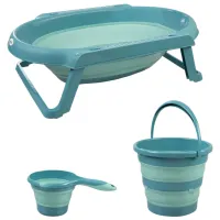 Детская ванночка BabyJem 765 Унисекс/ 0+/ Бирюзовый