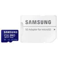 Карта памяти Samsung Pro Plus 128 ГБ MicroSD/ UHS-I (U3)