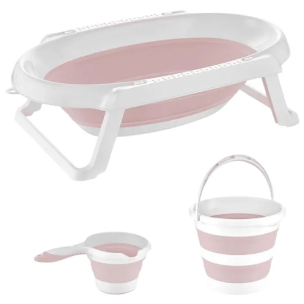 Детская ванночка BabyJem 765 Для девочек/ 0+/ Pink photo 1