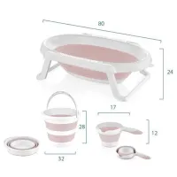 Cădiță pentru bebeluși BabyJem 765 Pentru fetițe/ 0+/ Pink photo 5