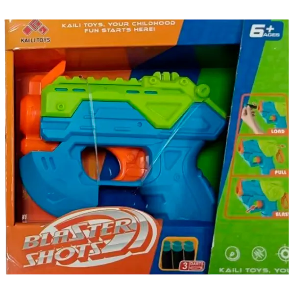 Blaster Essa Toys SB621 6+/ Săgeți/ Blue photo 1