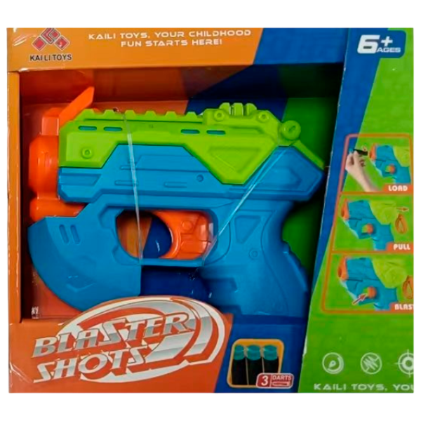 Blaster Essa Toys SB621 6+/ Săgeți/ Blue photo 1
